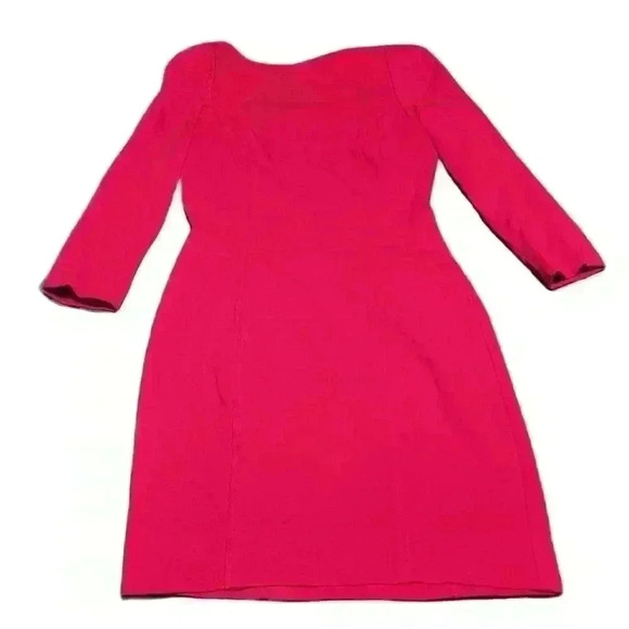 Diane Von Furstenberg Hot Pink Minidress - Picture 2 of 4